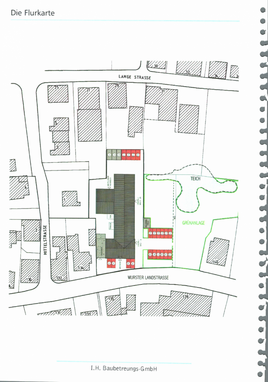 Orts�bersicht Dachgeschosswohnung Wurster Nordseek�ste